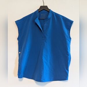 Figs Men's Sleeveless Scrub Top Unisex SMALL Excel Used Tech Collection Hospital